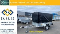 Lagerware Pkw Anhänger 1300kg 1,3t mit Hochplane 220 x 130 x 130 Nordrhein-Westfalen - Castrop-Rauxel Vorschau