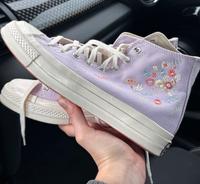 Converse All Star bestickt mit Blumen Bayern - Schwabmünchen Vorschau