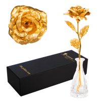 Ewige Rose Goldene Rose mit Vase und Geschenkbox Baden-Württemberg - Offenburg Vorschau