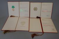 4 verschied. orig. Urkunden blanko Volkspolizei DDR VP in Mappen Hessen - Dautphetal Vorschau