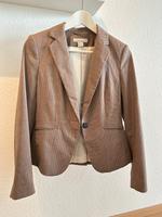 H&M Blazer tailliert braun beige kartiert Gr. 36 Hessen - Idstein Vorschau