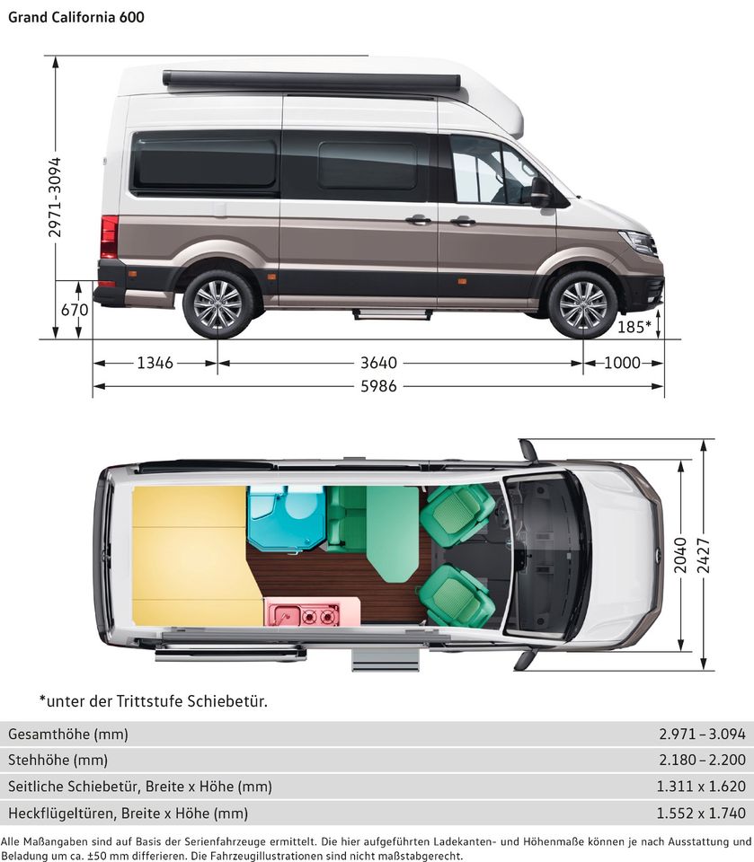 VW Grand California autaken Camper 14 Tage im Sommer mieten in Königswinter