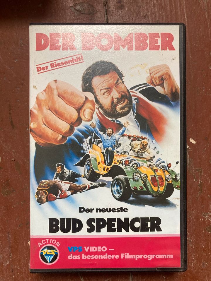 Rarität „Bud Spencer - Der Bomber“ VHS in Lichtenstein
