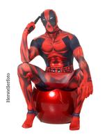 Morphsuit Deadpool XXL (Catsuit/ Karneval/ Marvel) Niedersachsen - Stade Vorschau