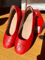 *NEU* Leder Ballerinas Görtz rot Lederinnensohle Niedersachsen - Jesteburg Vorschau