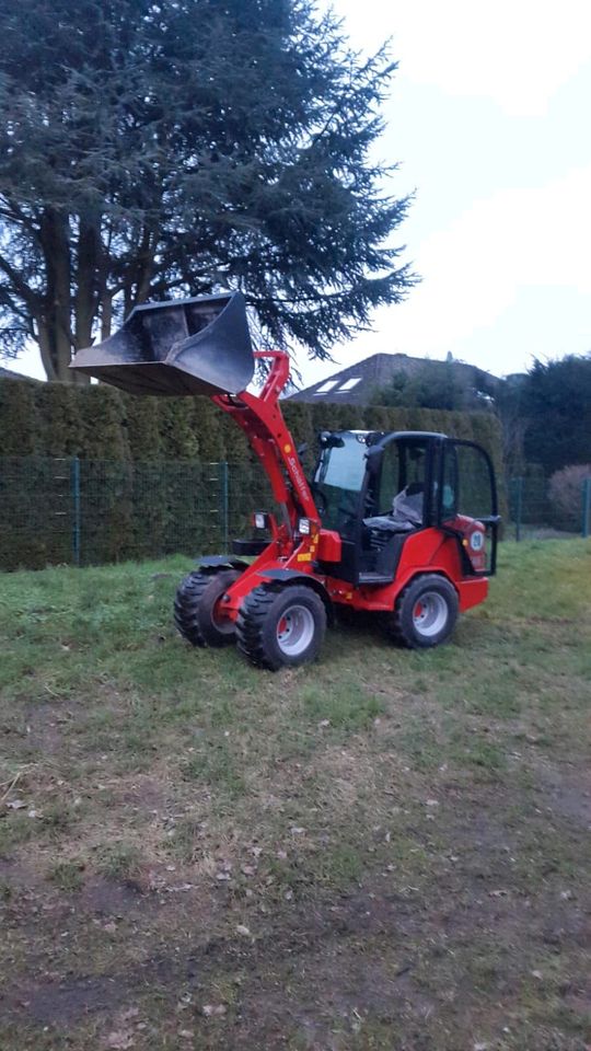 Bagger Minibagger Vermietung Verleih Mieten 1.8 Tonnen Radlader in Wedemark