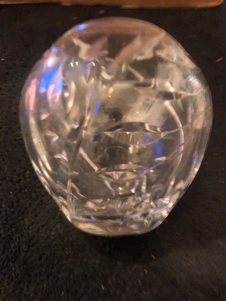 Kristall Vasen durchsichtig klar Schleuderstern in Köln