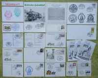 20 PK mit Briefmarken, Sonderstempel aus verschiedenen Anlässen Schleswig-Holstein - Glinde Vorschau