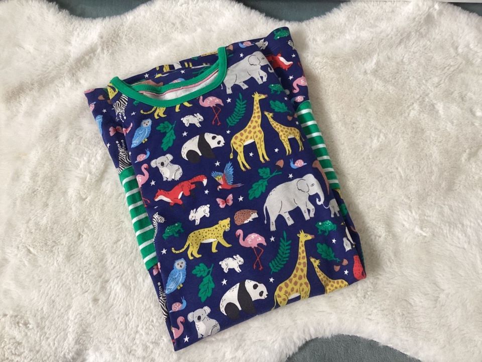 Mini Boden ❤️ Tunika Kleid ❤️ Wildtiere Safari Waldtiere top in Waldkirch