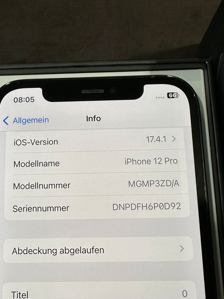 Apple IPhone 12 Pro 256 GB Graphite in Erfurt
