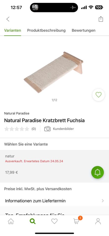 NEU Natural Paradise Kratzbrett Fuchsia in Berlin