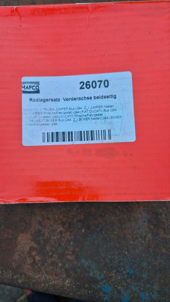 MAPCO 26070 Radlagersatz , Neu in Klingenberg (Sachsen)