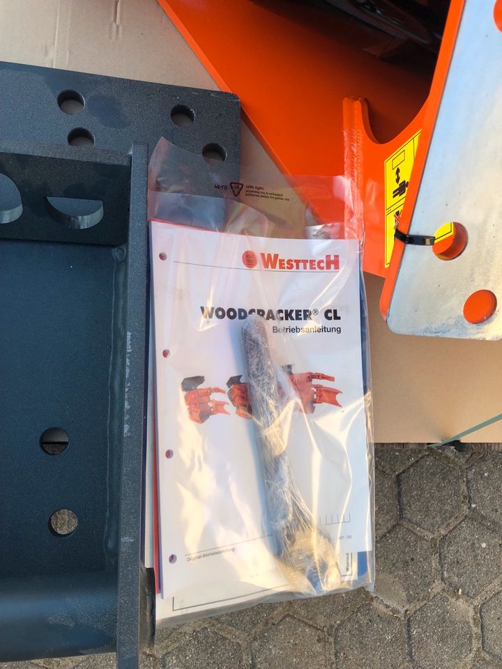 Westtech Woodcracker CL190 Schneidkopf Fällgreifer in Schaufling