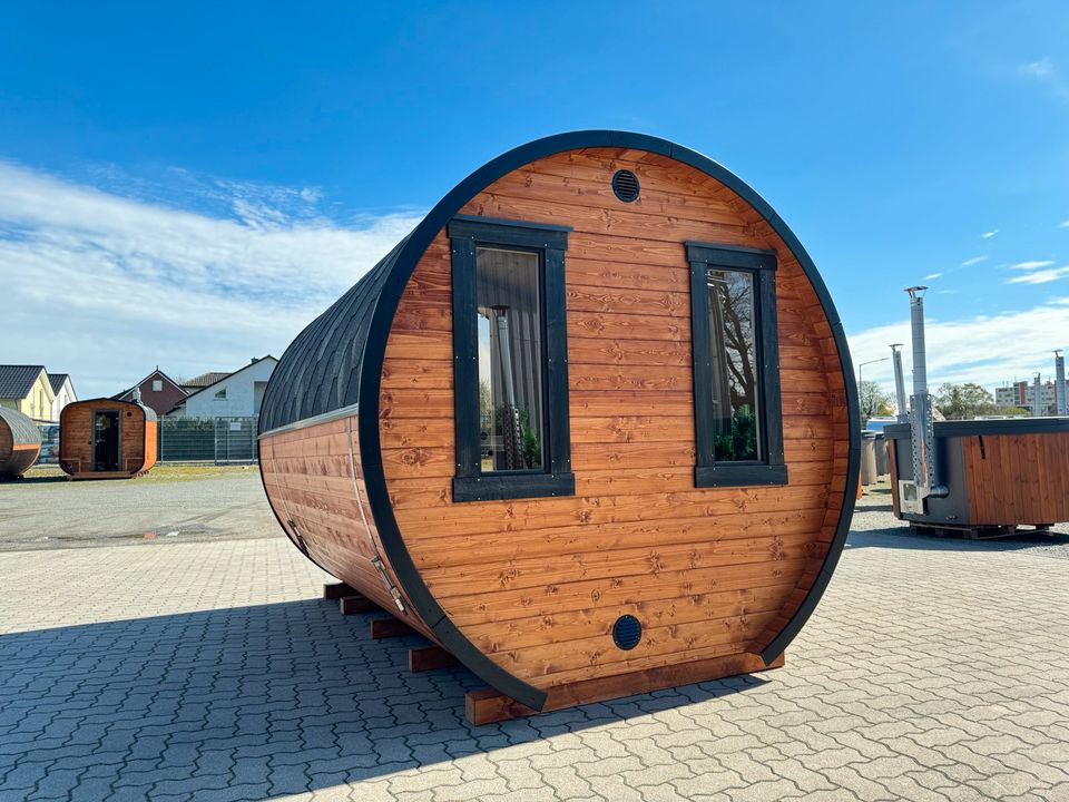 Gartensauna 3x2.35m SOFORT ✅ Fasssauna Elektroofen Montiert Sauna in Stuhr