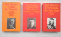 K. Kraus Magie der Sprache Die Stunde des Gerichts Untergang der München - Schwabing-West Vorschau