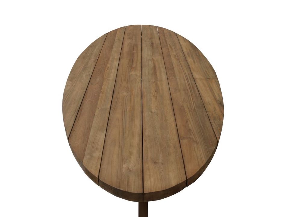 220 x 120 cm Gartentisch Oval mit Edelstahl Füßen Teakholz NEU Teak Holz Massiv Gartenmöbel Garten Möbel Echtholz ovaler Tisch Outdoor Table Tuin Braun Oval in Wermelskirchen