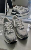 Chanel Sneakers, silber/weiß, Mesh, Gr. 39 München - Ramersdorf-Perlach Vorschau