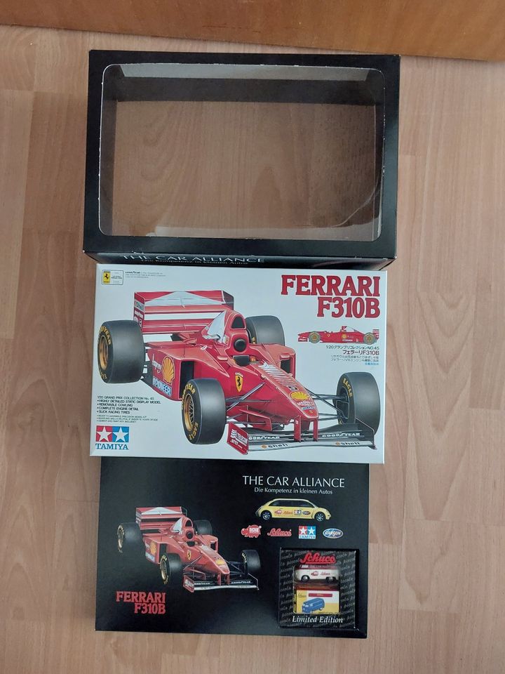 Schuco Tamiya The Car Alliance Volkswagen VW T1 Ferrari F310B OVP in Sindelfingen