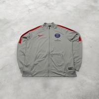 Vintage Nike Paris Saint-Germain Trackjacket Größe L Grau Rot Bayern - Gesees Vorschau