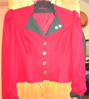 Trachten Jacke Janker Blazer Jagd rot grün Gr. 38/40 Bayern - Burglengenfeld Vorschau