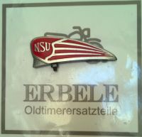 NSU Quickly Emblem, Rot, Wappenschild für Schutzblech. Baden-Württemberg - Schönaich Vorschau