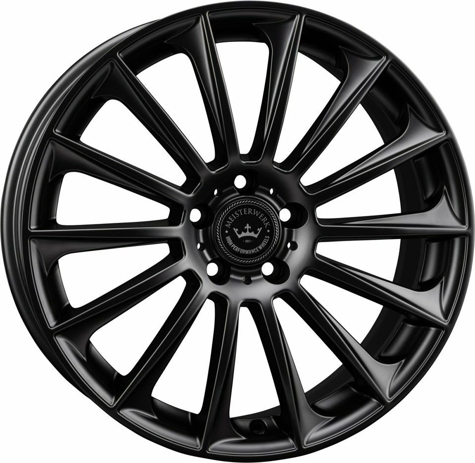 19" Meisterwerk MW16 8,5x19 für VW Seat Skoda Audi 225/35 Sommer in Backnang