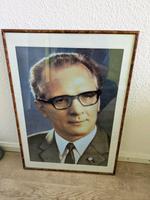 Erich Honecker Parteibild Amtsbild DDR Ostalgie mit Rahmen Wardenburg - Hundsmühlen Vorschau