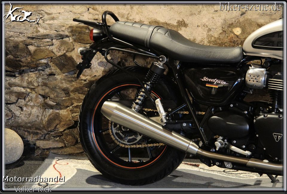 Street Twin 900 - Triumph Motorrad - guter Zustand in Naunheim Maifeld