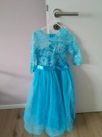 Blaues Kleid aus Tüll Gr. 120 cm 122 wie neu Frozen Anna und Elsa Nordrhein-Westfalen - Wadersloh Vorschau