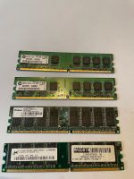 Speicher 2x 1GB 1x512MB 1x256MB DDR Mecklenburg-Vorpommern - Wismar Vorschau