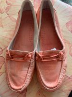 ILC I love candy Mokassins Slipper Leder Orange Gr. 39 Hessen - Bad Vilbel Vorschau