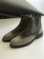 Chelsea Boots Budapester galucci Khaki/Taupe 39 Wildleder TOP Kr. München - Aschheim Vorschau