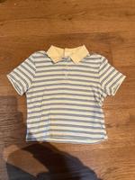 Poloshirt Levis Crop gestreift gerippt Gr. 38 gelb blau beige T-S Niedersachsen - Oldenburg Vorschau