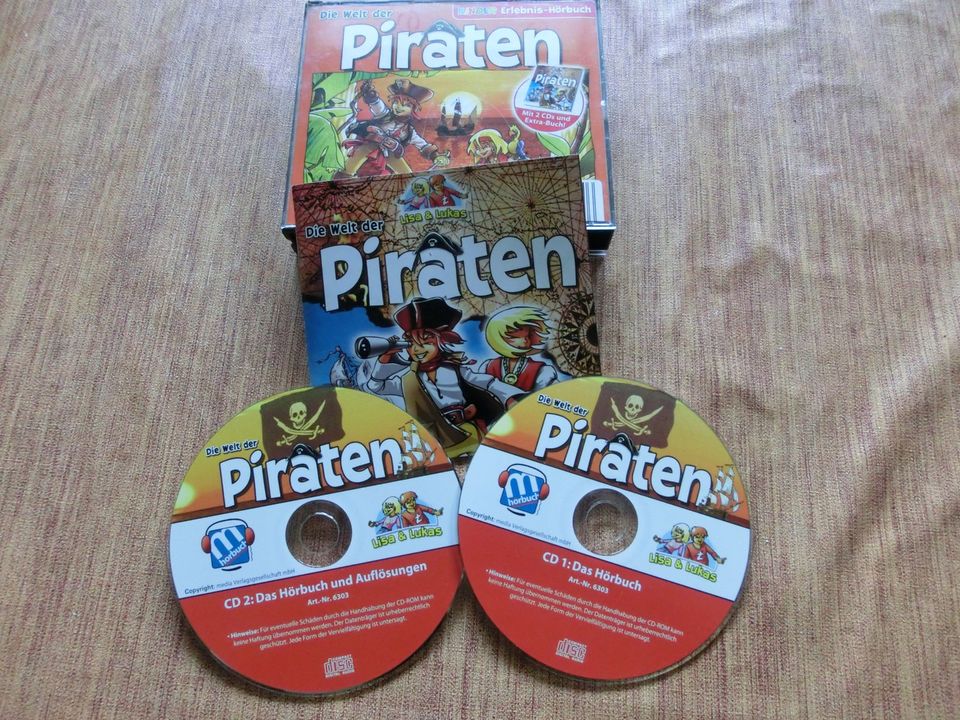 Lisa & Lukas Die Welt der Piraten Kinder Hörbuch 2 CD´s, Buch NEU in Jena