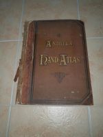 Andrees Handatlas 1881 Erste Ausgabe,1.Auflage alter Atlas defekt Sachsen - Rosenbach Vorschau