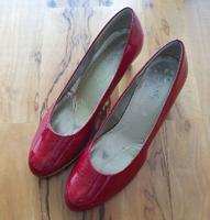 Rote Lackleder-Pumps von Gabor, Größe 7 1/2 Bayern - Feucht Vorschau