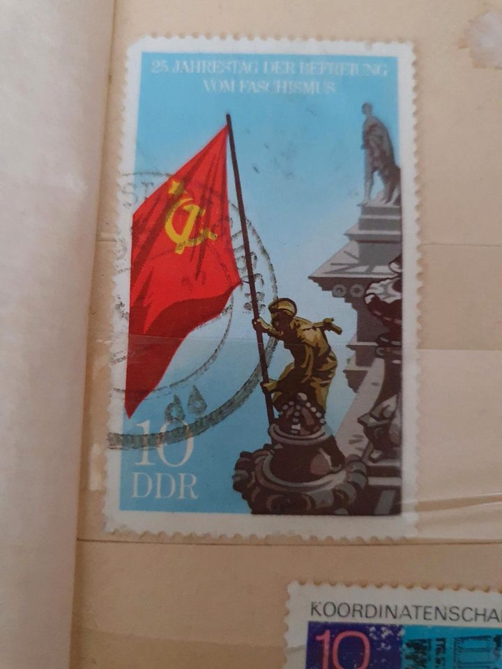 DDR Briefmarken in Langenwetzendorf