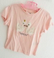 ☀️ NEU H&M Shirt rosa mit Schwan Gr. 98/104 ☀️ Essen - Altenessen Vorschau