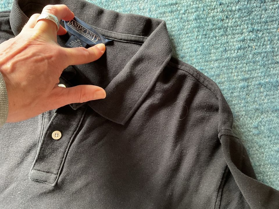 Langärmlige Polo-Shirts von Landsend - Langarm-Polos Gr. XL in Eresing