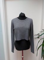 Noisy may kurzer Langarmpullover Strick Rundhals grau Gr. XL/42 Hessen - Karben Vorschau