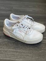 PUMA Damen Sneaker, weiß rosa, Gr. 40, oft getragen Bayern - Ansbach Vorschau
