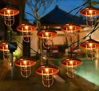 Solar Lichterkette 10 Kugeln LED Laterne Beleuchtung Garten Party Hessen - Bebra Vorschau