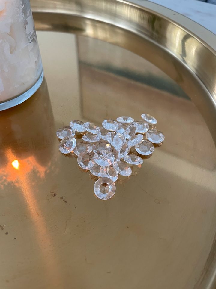 Mini Kristalle Hochzeitsdeko Diamanten Tischdeko 189 Stk. in München