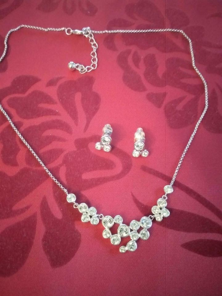 Da.Collier Set Silber 925 mit Ohrstecker in Ettlingen