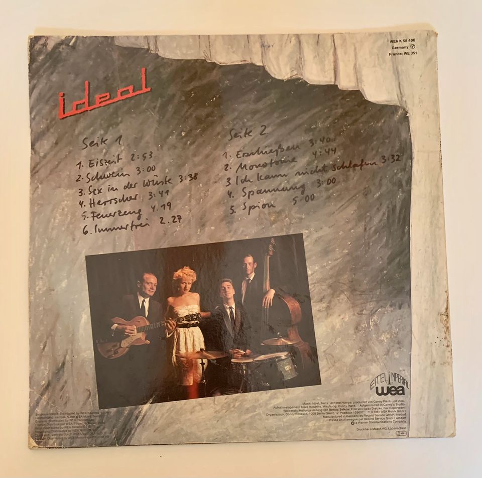 Ideal LP Vinyl Der Ernst des Lebens -Eitel Imperial 1981 in Neuching