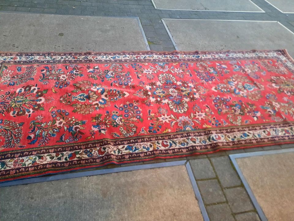 Handgeknüpft Orientteppich Orientalisch Teppich Alt in Groß-Gerau