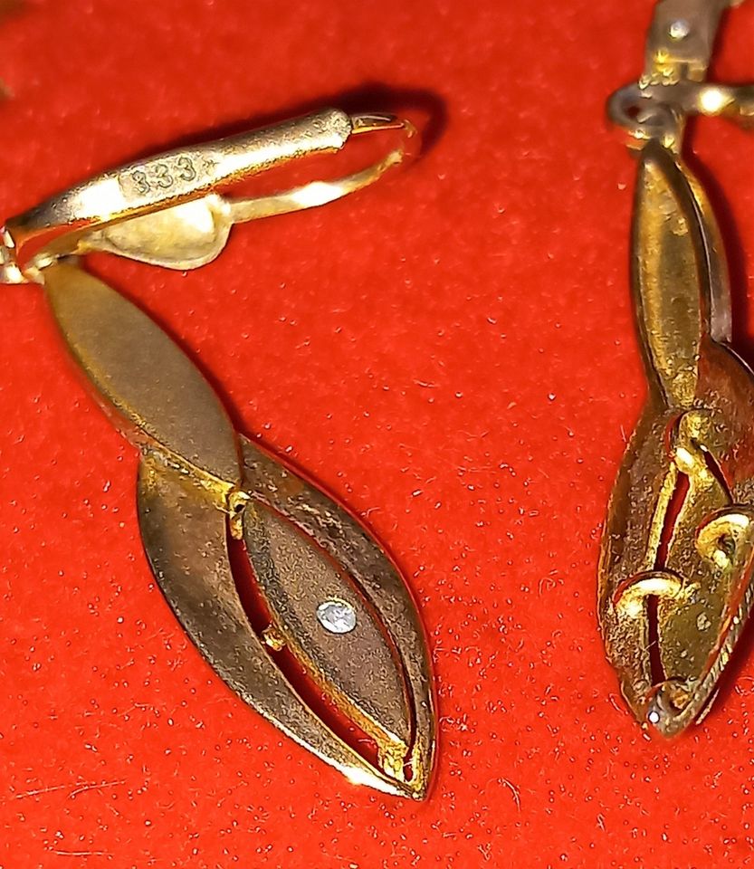 Ohrringe hängend Form eines Fisches mit Diamant echt Gold in Niedersachsen  - Göttingen | eBay Kleinanzeigen ist jetzt Kleinanzeigen