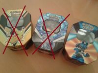 Pokemon Tin Boxen LEER Lucario Memmeon Karten Aufbewahrung Metall Baden-Württemberg - Sulzfeld Vorschau