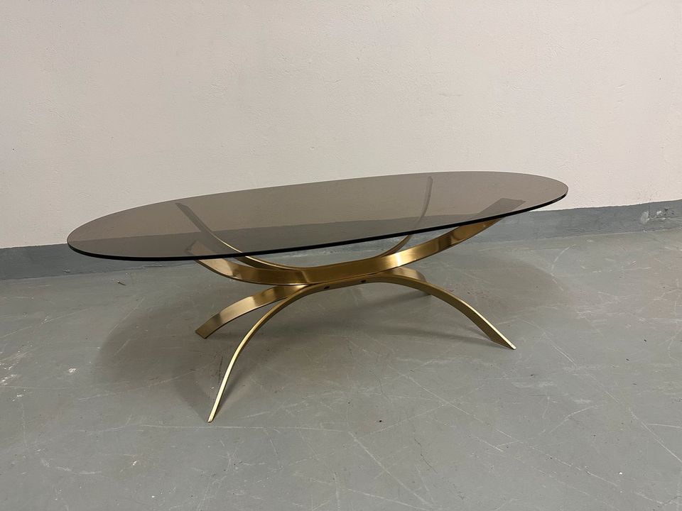 Couchtisch 60er 70er Messing Coffee Table Brass Space Age in Bremerhaven