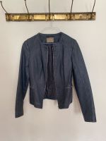 Lederimitat Jacke, Lederjacke, blau-grau, Gr. 36 Pankow - Prenzlauer Berg Vorschau